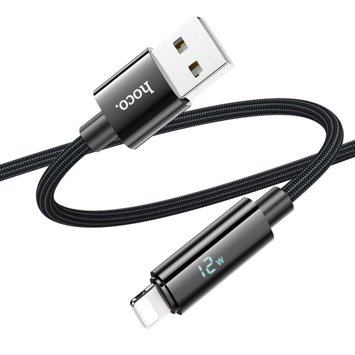 Дата кабель Hoco U125 Benefit 2.4A USB to Lightning (1.2m)