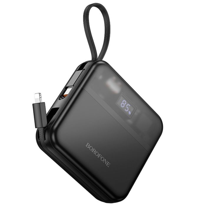 Портативний ЗП Power Bank BOROFONE BJ64 Distinct 22.5W+PD20W with cable 10000 mAh