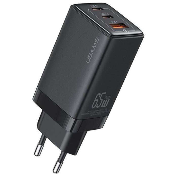 МЗП Usams US-CC180 65W ACC 3 Ports GaN Sandru series