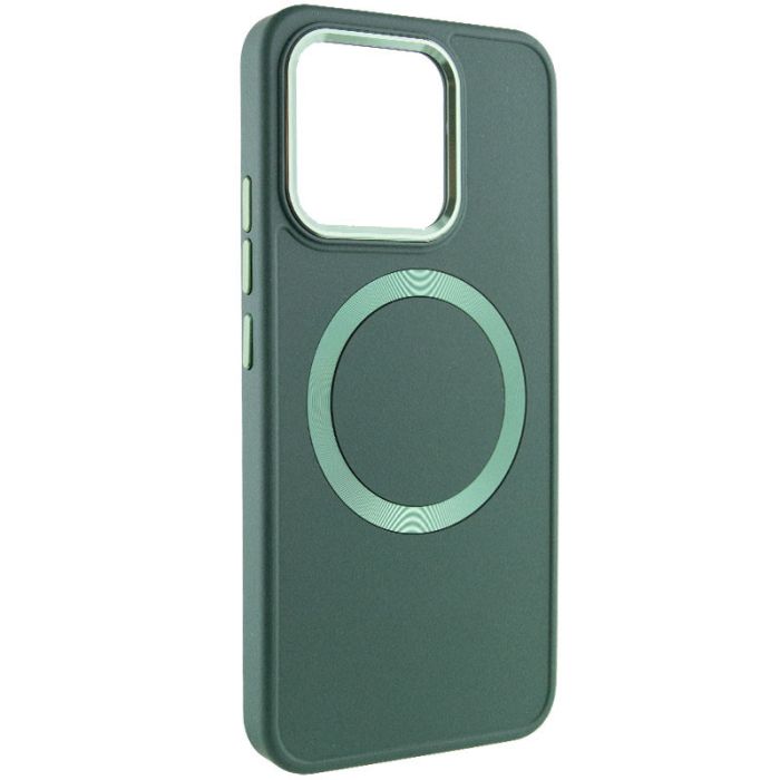 TPU чохол Bonbon Metal Style with MagSafe для Xiaomi Redmi Note 13 Pro 4G / Poco M6 Pro 4G