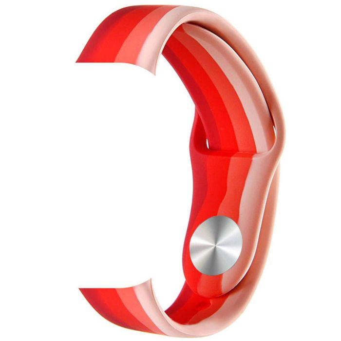 Силіконовий ремінець Rainbow для Apple watch 38mm / 40mm