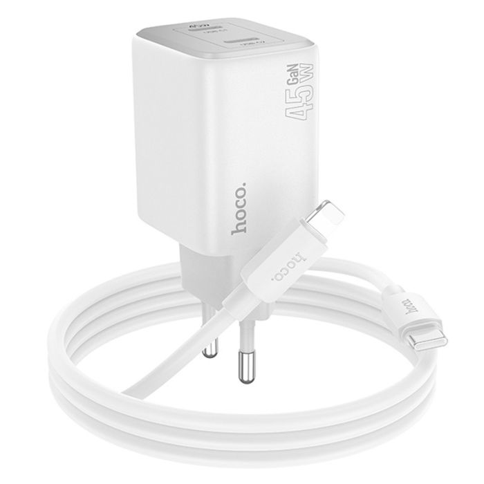 МЗП Hoco N42 Elogiado 2C PD45W + Type to Lightning
