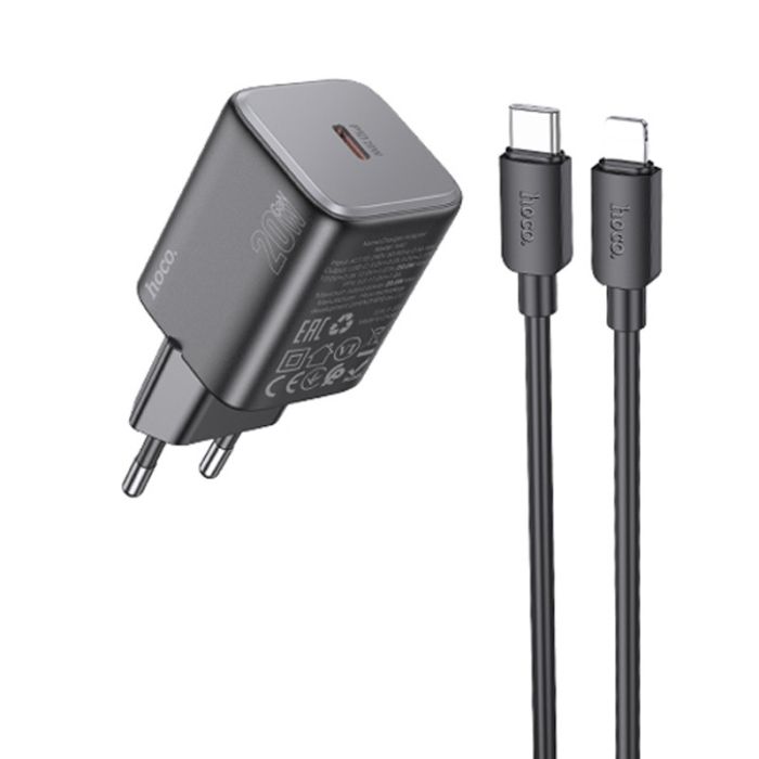 МЗП Hoco N40 Mighty 1C PD20W + Type to Lightning