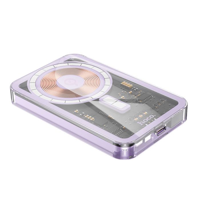 Портативний зарядний пристрій Power Bank Hoco Q14 Ice Crystal PD20W з БЗП 5000 mAh