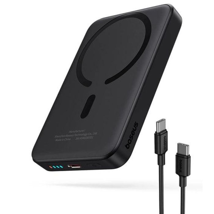 Портативний ЗП Power Bank Baseus Magnetic Mini Air 20W c БЗП 10000 mAh P10059001313