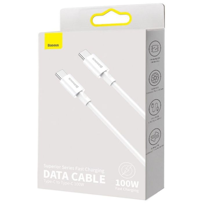 Дата кабель Baseus Superior Series Fast Charging Type-C to Type-C PD 100W (2m) (CATYS-C)
