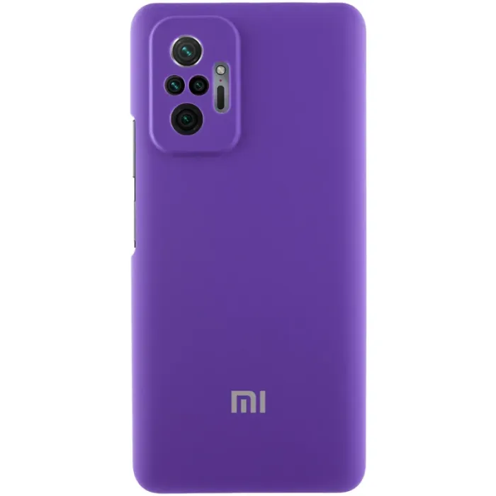 Чохол Silicone Cover Lakshmi Full Camera (AAA) with Logo для Xiaomi Redmi Note 10 Pro / 10 Pro Max