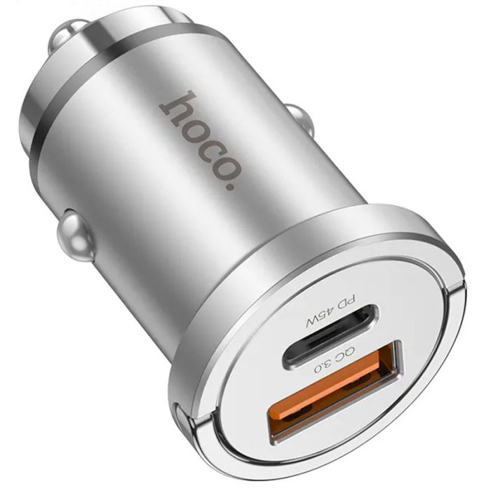 АЗП Hoco NZ10 Handy PD45W+QC3.0 + Type-C to Lightning