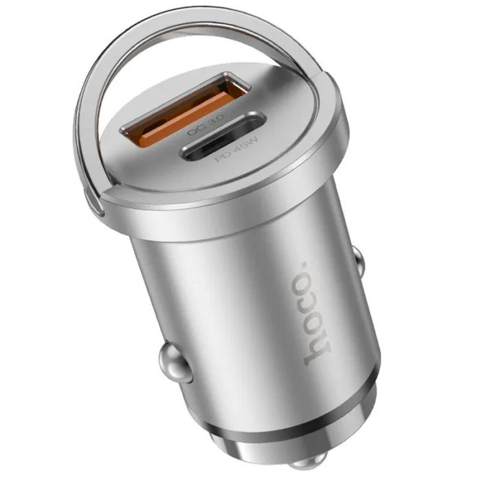 АЗП Hoco NZ10 Handy PD45W+QC3.0 + Type-C to Lightning