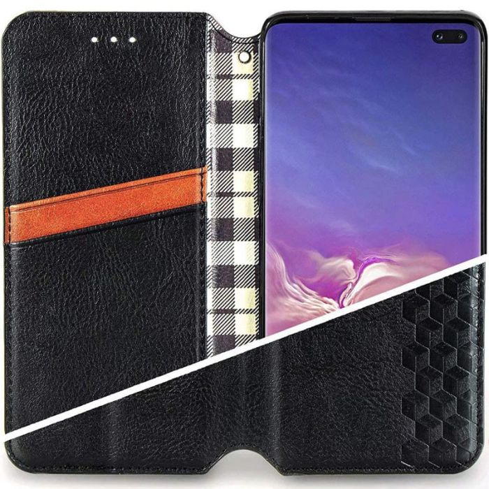 Шкіряний чохол книжка GETMAN Cubic (PU) для Samsung Galaxy S21 FE