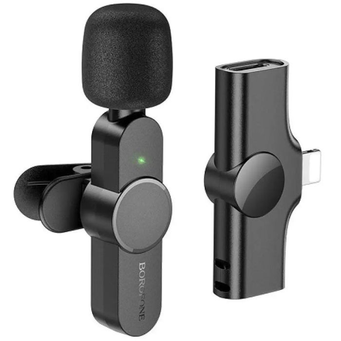 Мікрофон Borofone BFK12 Trophy lavalier Lightning