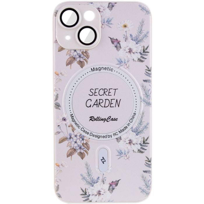 TPU+PC чохол Secret Garden with MagSafe для Apple iPhone 13 (6.1")
