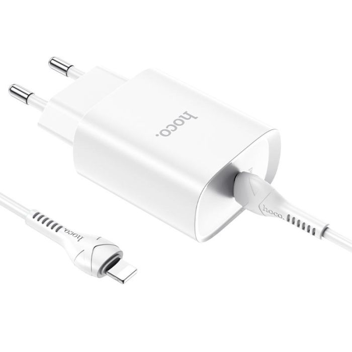 МЗП HOCO N14 PD 20W 1Type-C + Type-C to Lightning