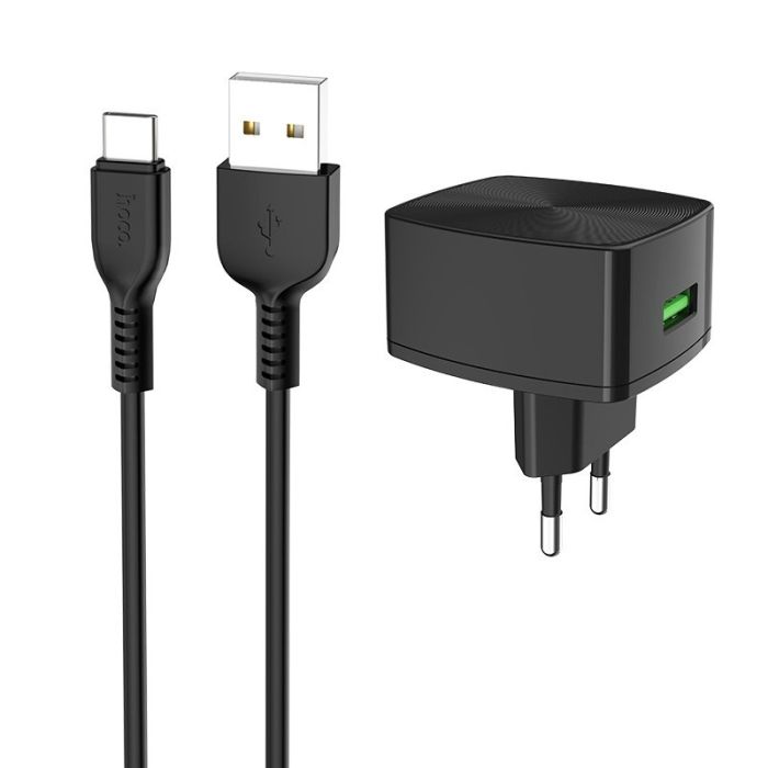 МЗП Hoco C70A QC3.0 (1USB/3A) + Type-C